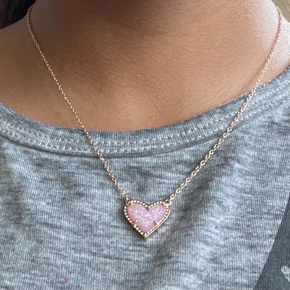 Kendra Scott Ari Heart Adjustable Length Pendant Necklace for Women